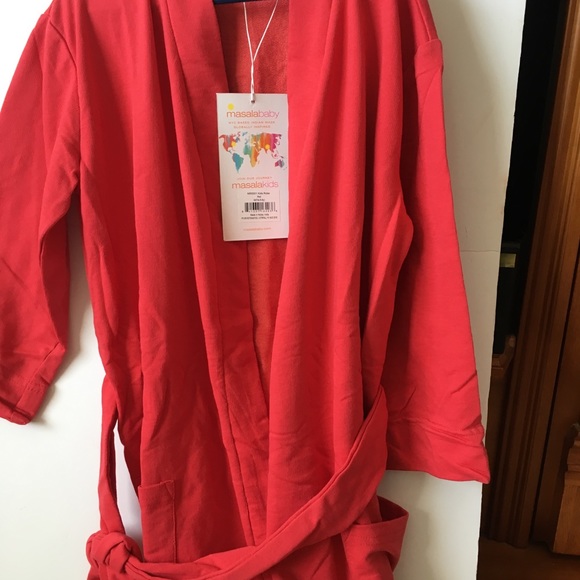 Masala Baby Girls Knit Robe - Picture 2 of 3